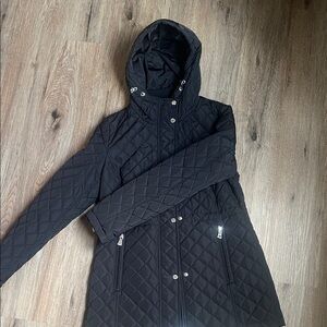 Calvin Klein Black Quilted Puffer Coat
